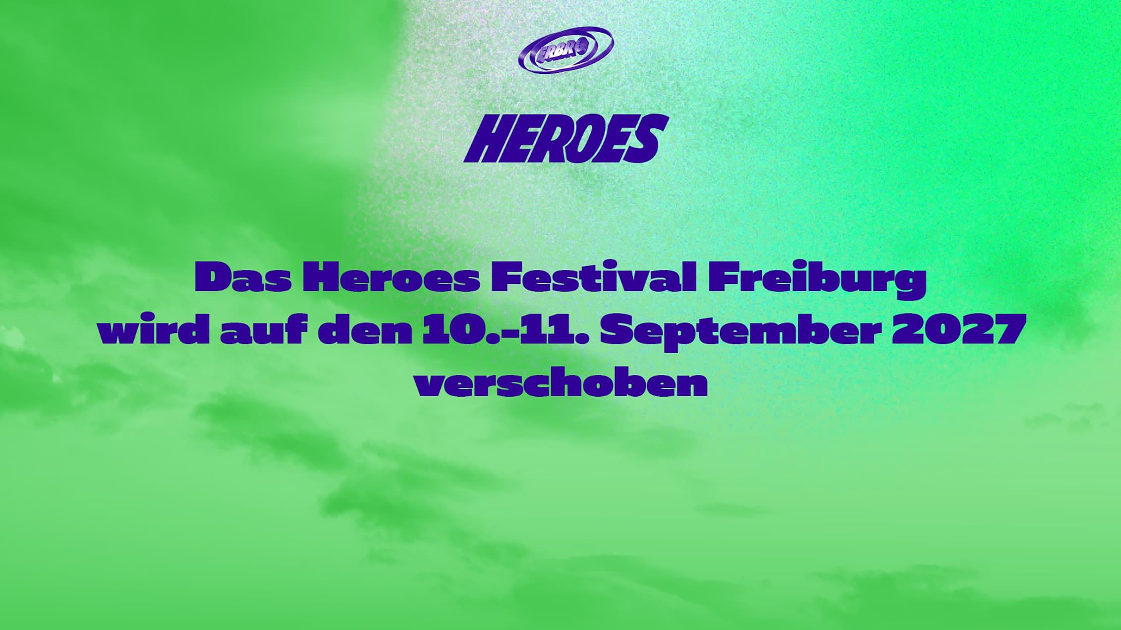 Heroes Festival Freiburg 2026 Banner